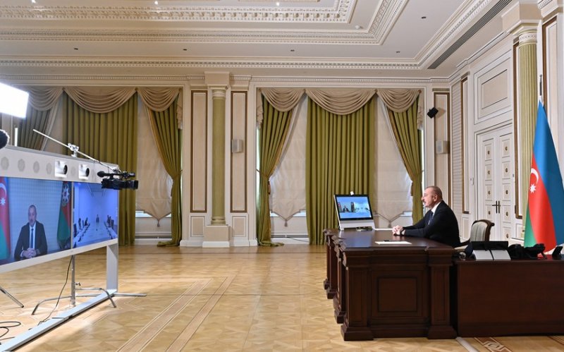 Prezident İlham Əliyevlə Monteneqro parlamentinin sədri arasında videoformatda görüş olub - Yenilənib