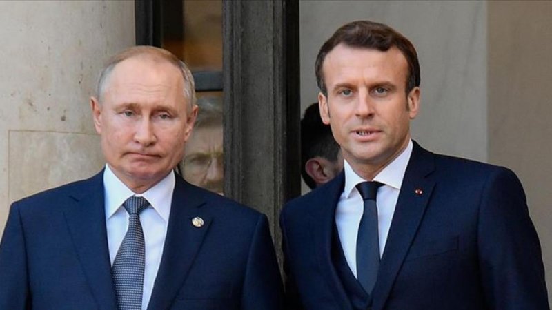 Rusiya və Fransa prezidentləri arasında telefon danışığı olub