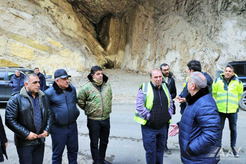 AAYDA-nın sədri Kəlbəcərdəki yol layihələrinin icrası ilə tanış olub