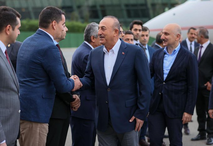 Mövlud Çavuşoğlu Bakıya gəlib