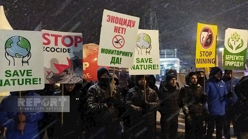 Sərt qarlı hava şəraitinə baxmayaraq Xankəndi-Laçın yolunda aksiya 29 gündür davam edir