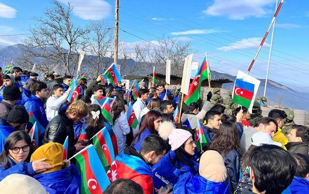 Laçın-Xankəndi yolundan RSK-nın maşın karvanı keçib