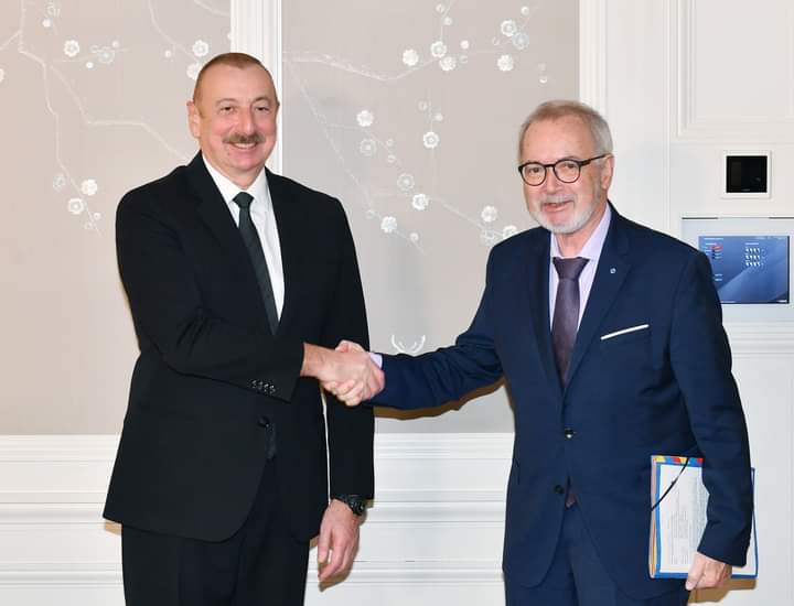 Prezidenti İlham Əliyev Avropa İnvestisiya Bankının (EIB) prezidenti Verner Hoyer ilə görüşüb