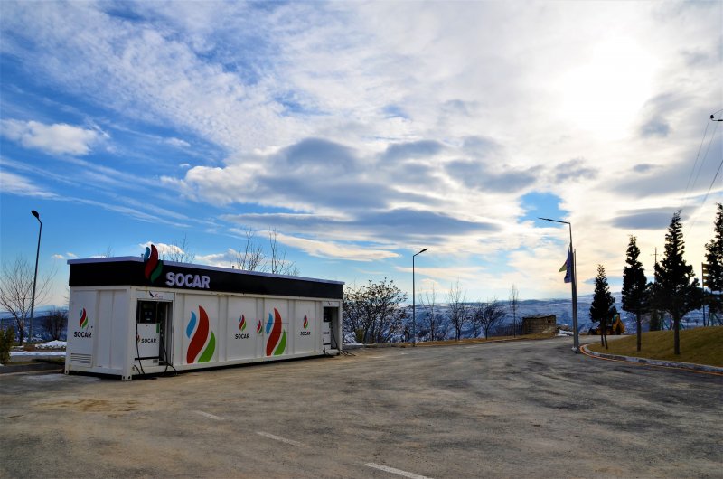 Laçında SOCAR brendli yanacaqdoldurma stansiyası istifadəyə verib - FOTO