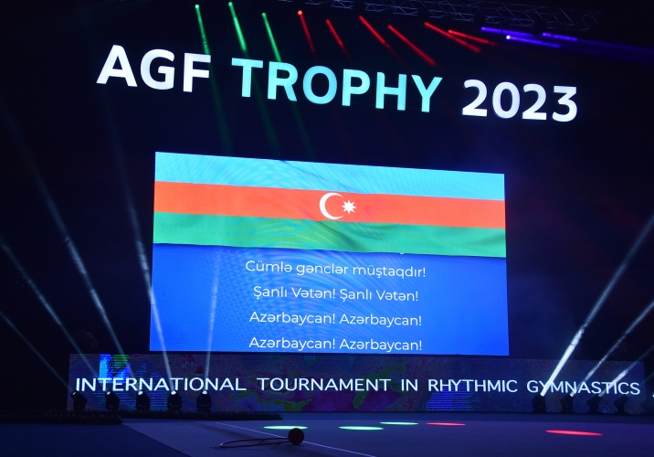 Bakıda bədii gimnastika üzrə üçüncü “AGF Trophy” beynəlxalq turnirin açılış mərasimi olub