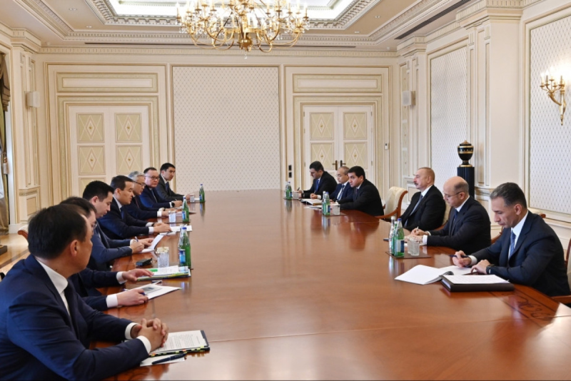 Prezident İlham Əliyev Qazaxıstanın Baş nazirini qəbul edib - Yenilənib