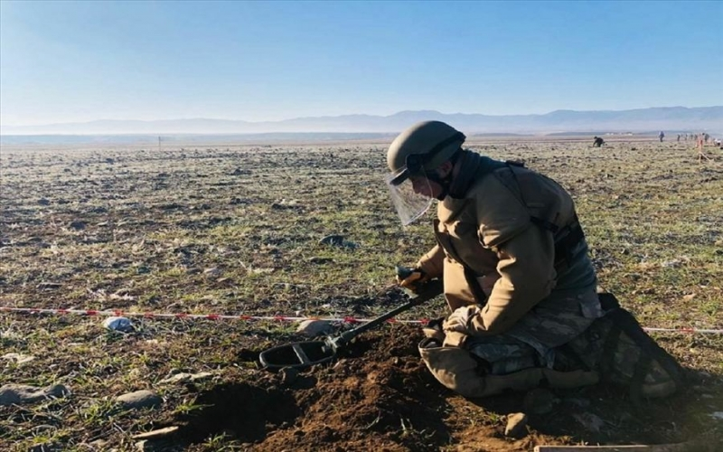 Azad edilmiş ərazilərdə ötən həftə aşkarlanan minaların sayı açıqlanıb