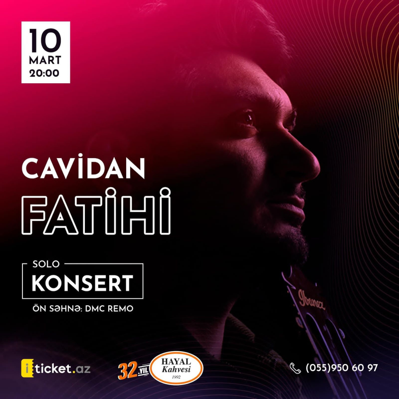 Cavidan Fatihinin solo konserti olacaq