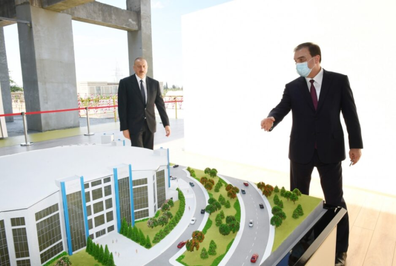 Prezident Gəncə İdman Sarayının açılışında iştirak edib - Yenilənib