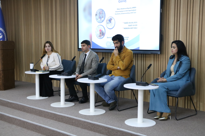 Azərbaycan Universitetində  “Gənc Alimlərlə Görüş” adlı layihə çərçivəsində tədbir keçirilib