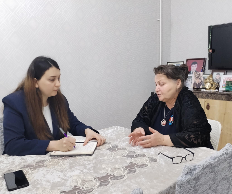 Şəhid baş leytenant Cəmil Nəcəfovun ailəsi ilə Müsahibə