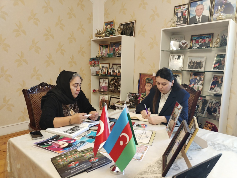Xocavənddə şəhidlik zirvəsinə ucalan baş leytenant Kənan Süleymanlının ailəsi ilə Müsahibə