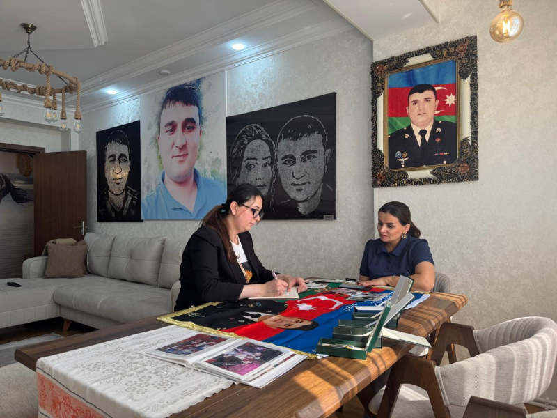 Şəhid mayor Anar Məmmədovun ailəsi ilə müsahibə