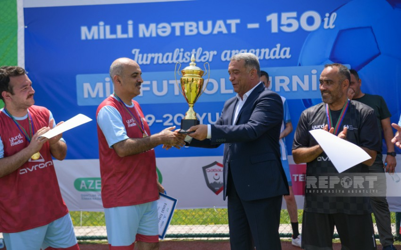 "Milli Mətbuat - 150" minifutbol turnirinin qalibi müəyyənləşib
