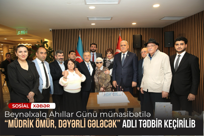 Beynəlxalq Ahıllar Günü münasibəti ilə tədbir keçirilib.