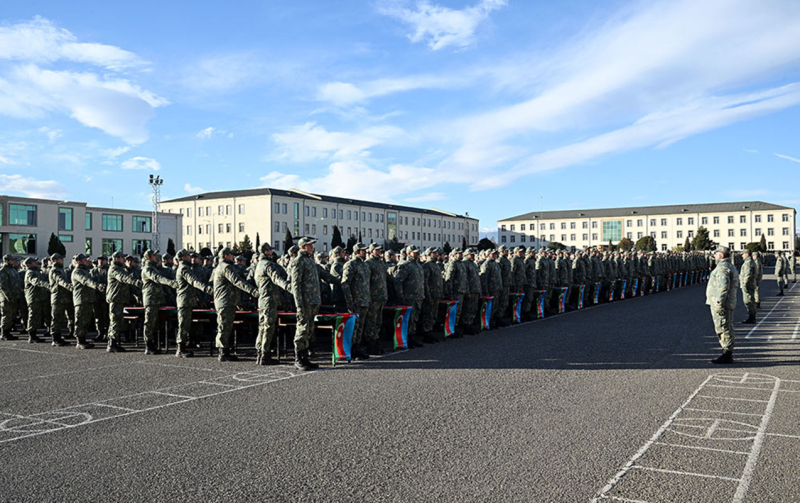 Azərbaycan Ordusunda andiçmə