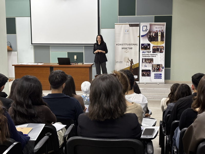 Gənclər üçün “Konstitusional məktəb” layihəsi uğurla başa çatıb