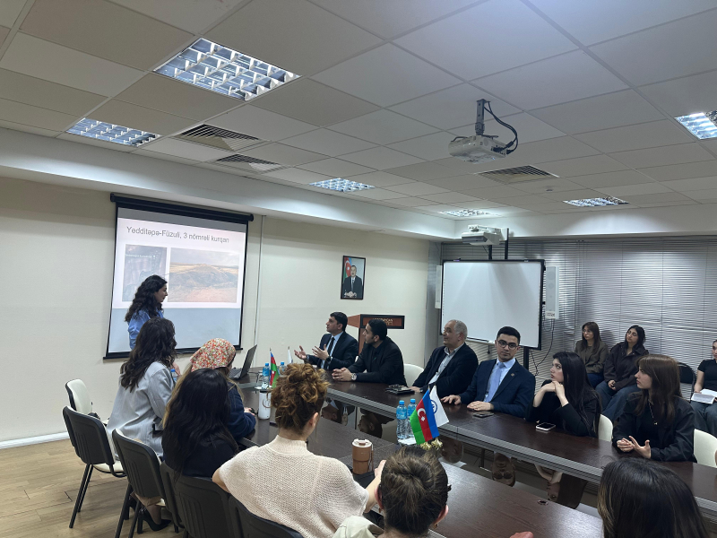 “Gənc alimlərlə görüş” layihəsi çərçivəsində növbəti elmi tədbir keçirilib