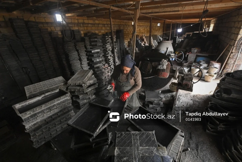 Hər gün daş yonan qadın: 65 yaşında ağır əməyə meydan oxuyur - FOTOREPORTAJ
