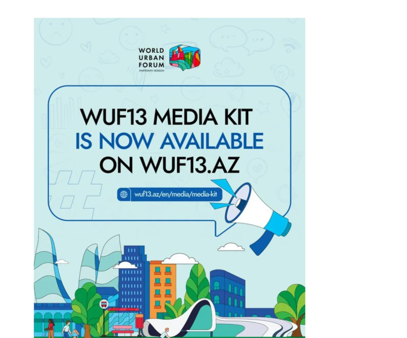 Media nümayəndələri üçün "WUF13 Media Kit" hazırlanıb