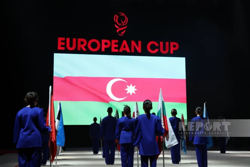 Bakıda bədii gimnastika üzrə Avropa Kubokunun açılış mərasimi olub