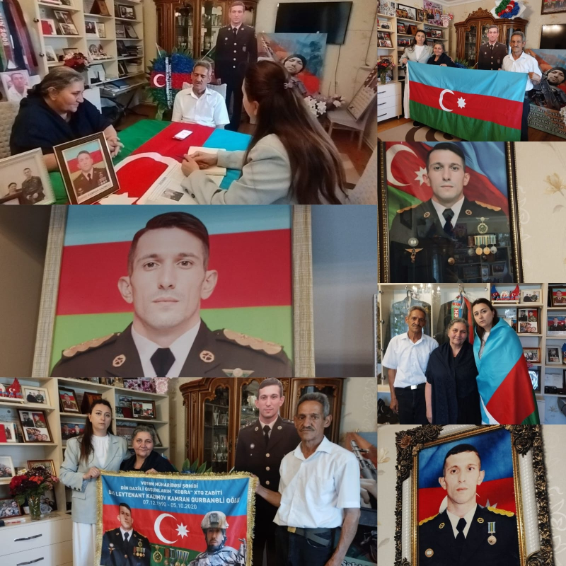 “Qarabağ” ordenli şəhid baş leytenant Kamran Kazımovun valideynləri ilə müsahibə